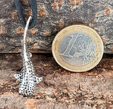 Walhai 389 mit Schlangenkette - Silber