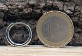 Klappcreole silbern 12mm - Edelstahl kcsi03