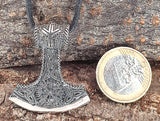 Kombi 347 Thorshammer mit Königskette - Silber