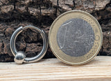 Klappcreole Silber 12 x 2,5 mm - Edelstahl kcsi12