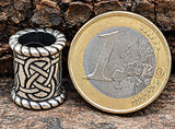 Bartperle Keltenknoten 8 mm - Silber