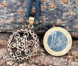 Anhänger 163 Metatrons Würfel - Bronze