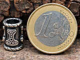 Bartperle Thorshammer 6 mm - Edelstahl