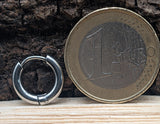 Klappcreole silbern 8mm - Edelstahl KCSI-01
