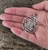 Anhänger 131 Sri Yantra - Silber