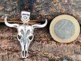Stier 36 A mit Schlangenkette - Silber