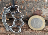 Schlagring 202 mit Panzerkette - Edelstahl