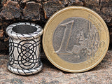 Bartperle Keltenknoten 8 mm - Edelstahl