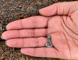 Axt 42 A mit Schlangenkette - Silber