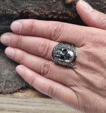 Ring Totenkopf Gr. 62-70 - Edelstahl TK3