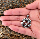 Keltischer Knoten 109 mit Schlangenkette - Silber