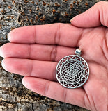 Anhänger 130 Sri Yantra - Silber