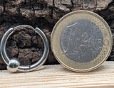 Klappcreole silberne 14 x 2,5 mm - Edelstahl kcsi13