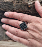 Ring Chaosstern, Gr. 55-75 (edch) - Edelstahl