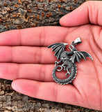 Anhänger 236 Drache - Silber