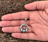 Claddagh 105 mit Schlangenkette - Silber