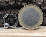 Klappcreole Silber 10 x 2,5 mm - Edelstahl kcsi11