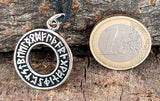 Anhänger 30 Runenkreis - Silber
