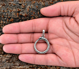 Midgardschlange 110 mit Schlangenkette - Silber