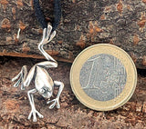 Frosch 4 mit Schlangenkette - Silber