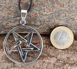 Anhänger 135 Pentagramm - Edelstahl