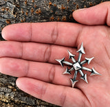 Chaosstern 59 mit Schlangenkette - Silber