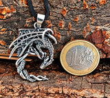 Anhänger 288 Drache - Silber