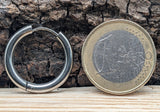 Klappcreole silbern 16mm  - Edelstahl kcsi10