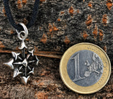 Chaosstern 58 mit Schlangenkette - Silber
