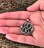 Anhänger 331 Schlangen - Silber