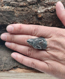 Ring Wolfskopf, Gr. 55-70 (edwo) - Edelstahl