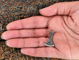 Axt 43 mit Korbkette - Silber