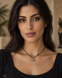 Auge des Horus 370 mit Schlangenkette - Silber