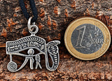 Auge des Horus 370 mit Schlangenkette - Silber