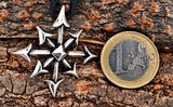 Chaosstern 59 mit Schlangenkette - Silber