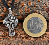 Keltenkreuz 106 mit Schlangenkette - Silber