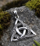Keltenknoten 232 mit Schlangenkette - Silber