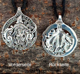 Tyr mit Fenrir 398 mit Schlangenkette - Silber