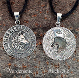 Wolfskopf 352 mit Korbkette - Silber