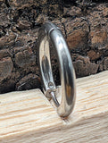 Klappcreole silbern 12mm - Edelstahl kcsi08