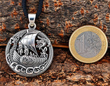Anhänger 386 Wikinger-Schiff - Silber