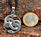 Anhänger 237 Schlangen - Silber