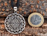 Anhänger 130 Sri Yantra - Silber