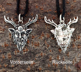 Cernunnos 360 mit Schlangenkette - Silber