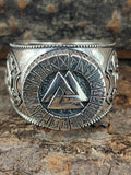 Ring Wotansknoten Valknut, Gr. 52-74 (wota1) - Silber