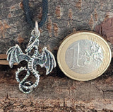 Anhänger 9 Drache - Silber