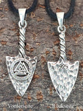 Pfeilspitze 387 mit Korbkette - Silber