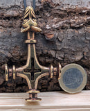 Anhänger 72 Wolfskreuz - Bronze