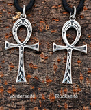 Ankh 369 mit Schlangenkette - Silber