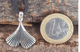 Anhänger 261 Ginkgo-Blatt - Silber